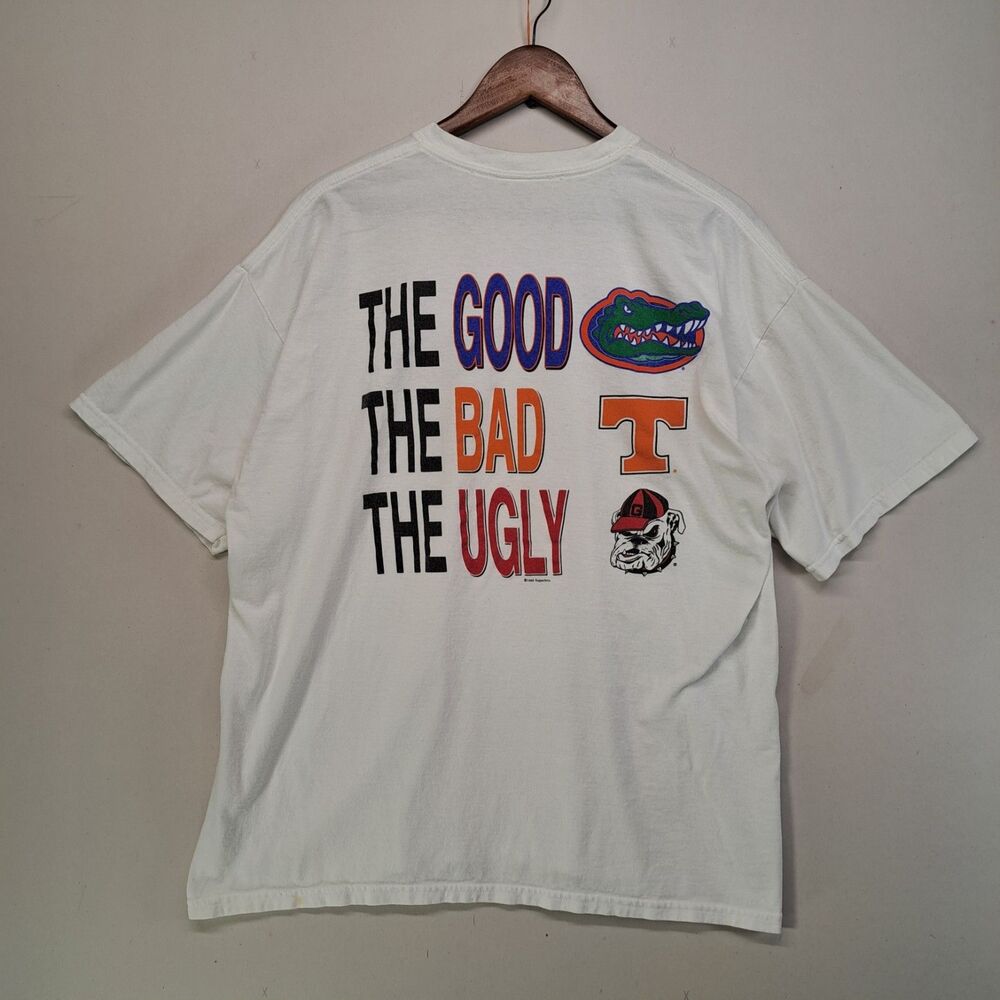Vintage University of Florida The Good The Bad The Ugly Ruppshirts XL White 1995